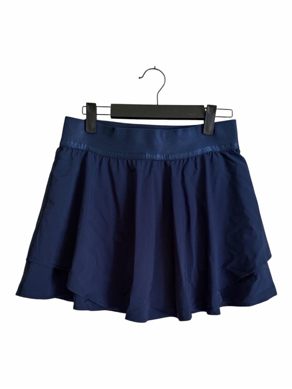 90 Degree Navy Hypersonic Layered Skort